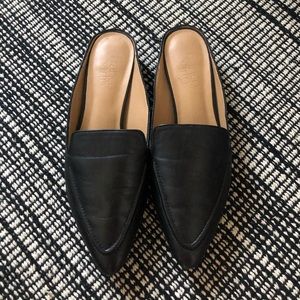 Franco Sarto Sabella Leather Slip On Loafers/Mules